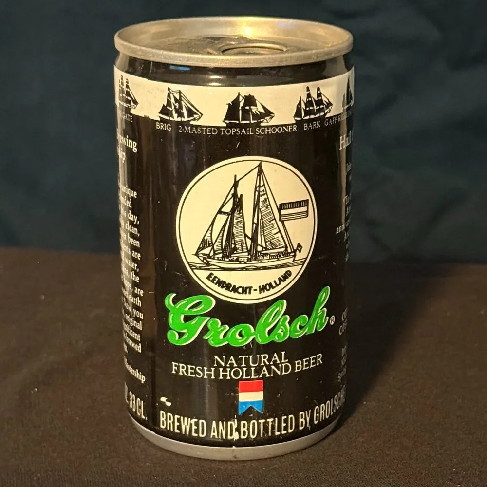 Grolsch vintage beer can